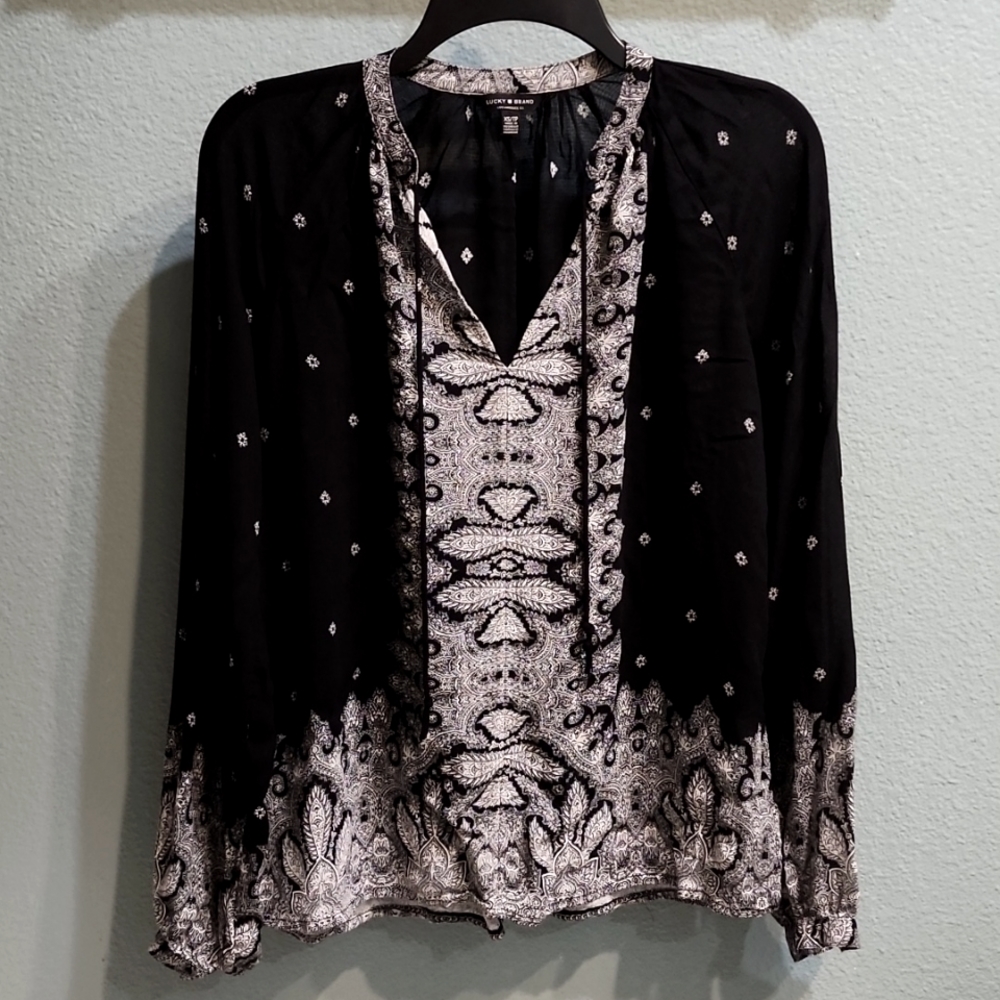 Lucky Brand Bohemian Style Top